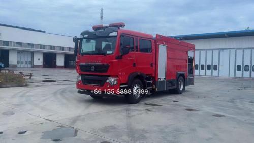 SINOTRUK HOWO 4X2 Caminhão de combate a incêndio de espuma de água