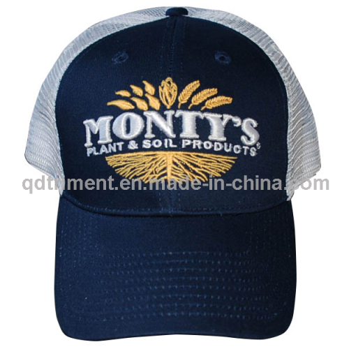 Custom Embroidery Cotton Twill Sport Trucker Mesh Cap (TM9473-1)