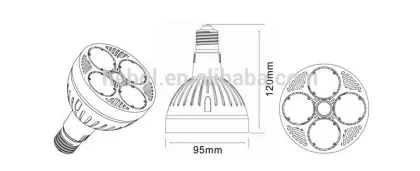 LED PAR30 Par Light Osram LED Spotlight 35W
