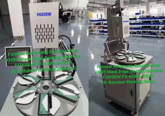 Automatic Rotation KN95 Mask Edge Welding Sealing Machine