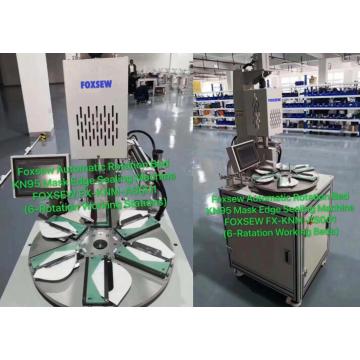 Machine automatique de cachetage de soudure de bord de masque de la rotation KN95