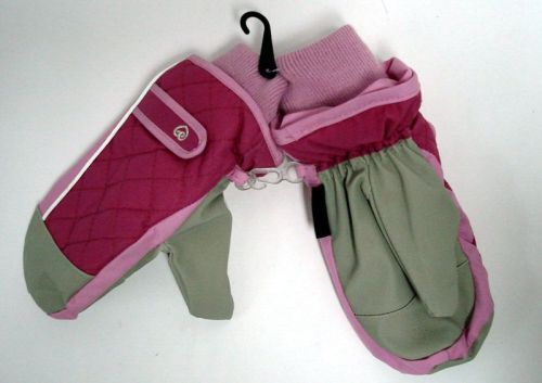 Kleur-matchende skihandschoenen voor kinderen