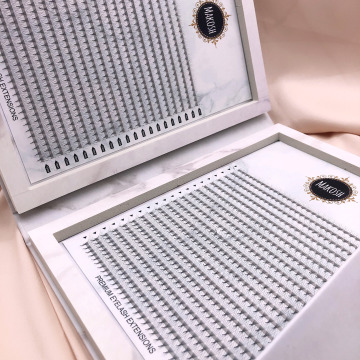 Wholesale Large XXL Tray - 1000 Fans Heat Bonded Volume Lashes 0.07mm Premade Fanned Eyelash Extensions