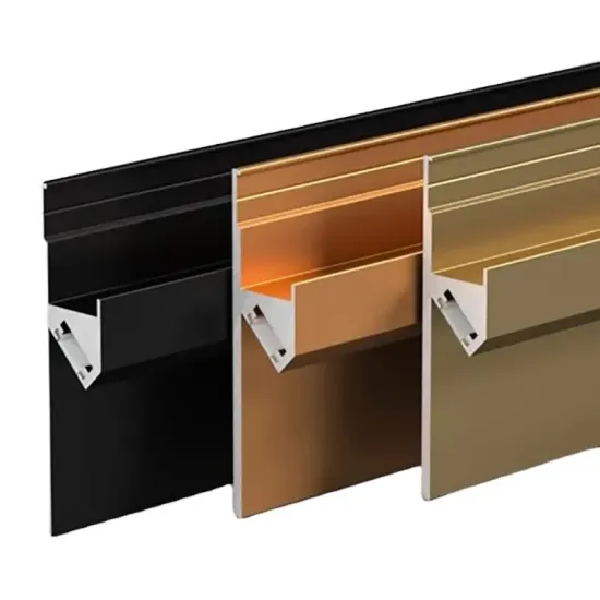 Home Decoration led Skirting Aluminum Trim Skirting Board