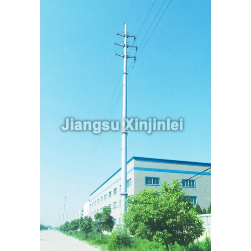 Double Routed Pole 110kV Double Circuit Suspension Type Utility Pole for Sale, 110kV ...