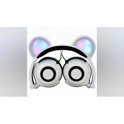 Original Factory LED Novelty Promotional Bear ear Headphones