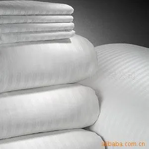 sateen stripe fabric for linen