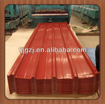 Colored galvanized corrugated steel sheets