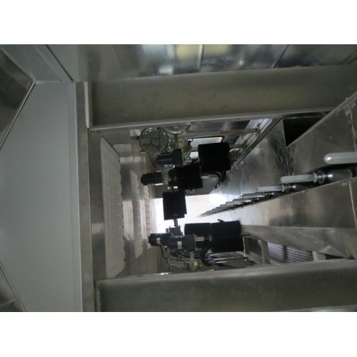 semi automatic spray paint booth