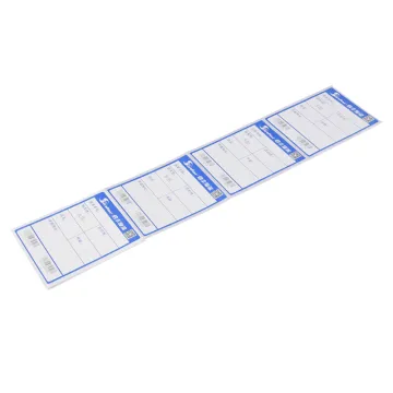 Airline luggage sticker label paper printing