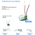 3.7V 2500mAh Li -polymerbatteri - Digitalkamera