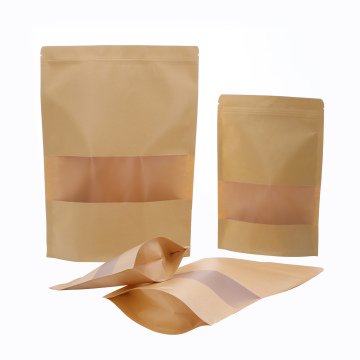 YURUI Food Grade Stand Up Ziplock Bags - 10kg/20kg Kraft Paper Pet Food Packaging