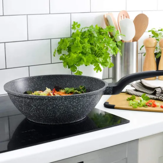 Wholesale Aluminum Large Best Seller Stone Non-stick Pans