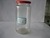 glass bottle with metal lid