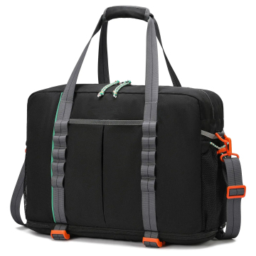 Waterproof Duffel Bag with Shoe Compartment for Yoga, Gym, and Travel