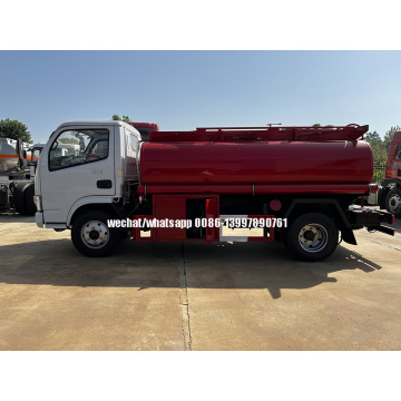 Dongfeng 4x2 5,000 litros camión de transporte de petróleo