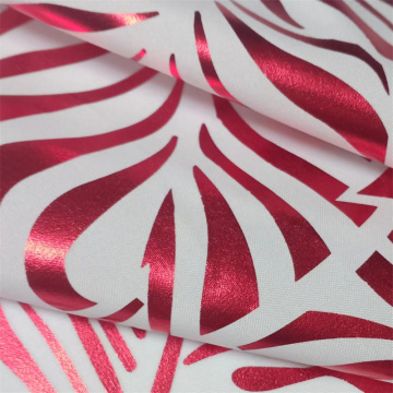 100% Polyester Minimatt Print Poplin Foil Fabrics