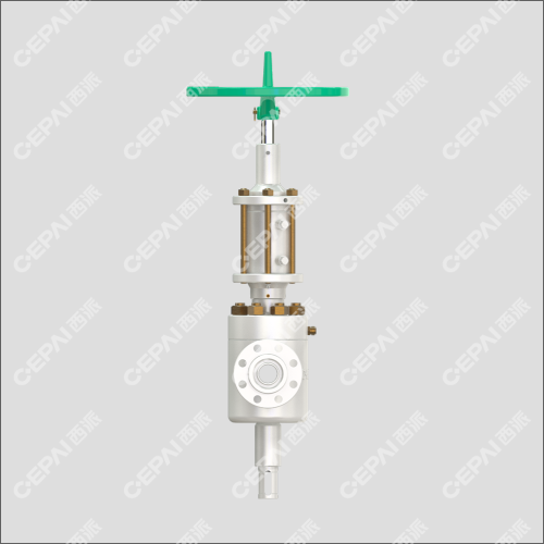 Hand operated flat valve