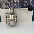 Manual Stainless Steel Tri Clamp Sanitary Butterfly Valve