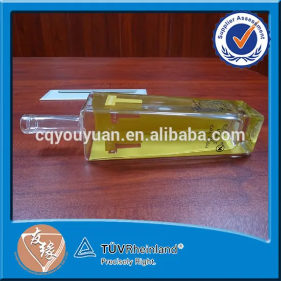 High Quality 1000ml Clear Glass Bottle Wholesale Clear Glass 1000 ML Vodka Bottle