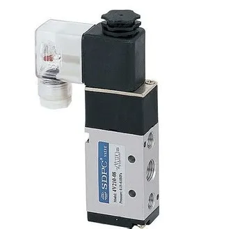 4v220-08 engine solenoid valves air,1/4BSPP, NPT,PT inner guide,5/2way/dc24v to AC220v