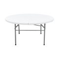 5FT White Plastic Hotel Banquet Table Folding
