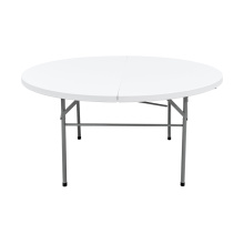 5FT White Plastic Hotel Banquet Table Folding