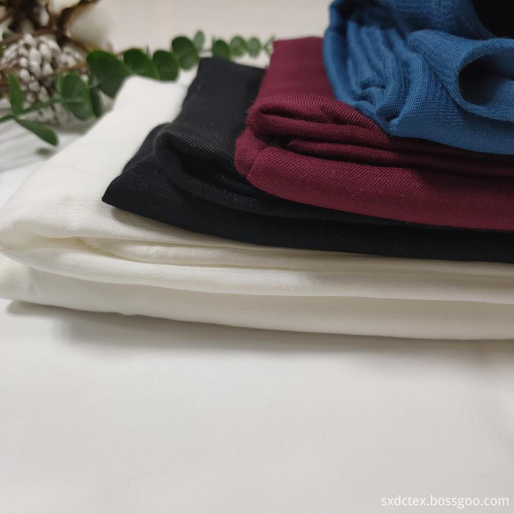 Brethable Viscose RayonTwill Solid Fabric 