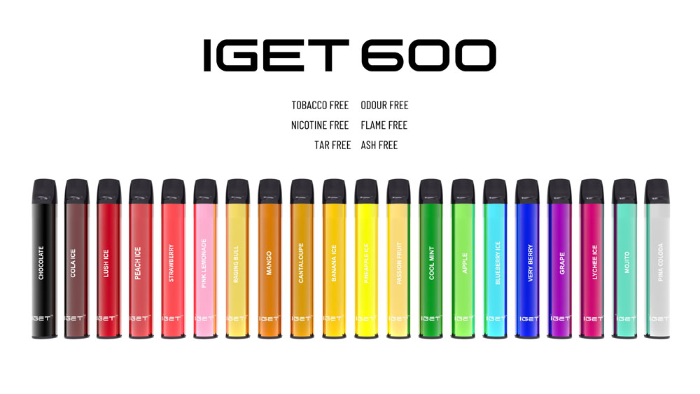 E Cigarette Iget Shion 600puffs Iget Shion 400Mah