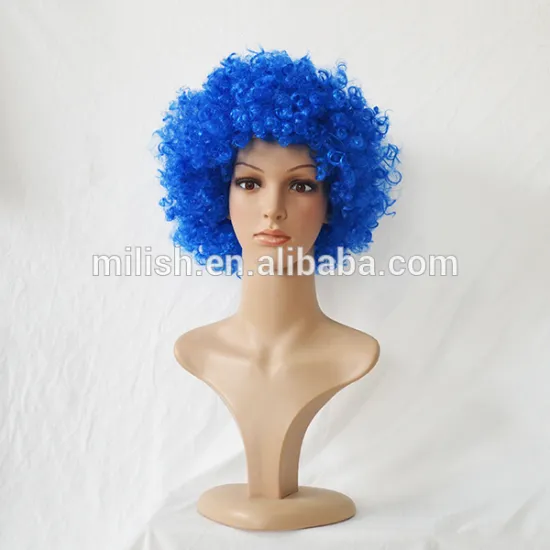 FBW-0188 Cheap costume jumbo afro blue wig