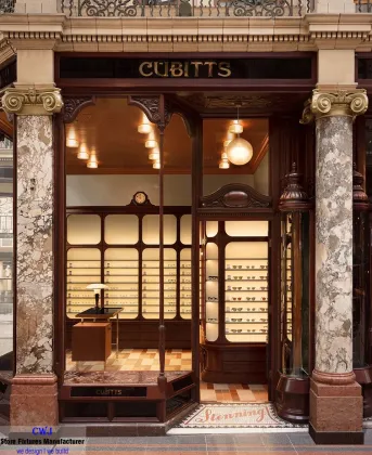 Custom Optics Store Cabinet Glasses Store Fixtures Display