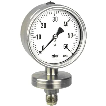 high quality glycerine or silicone oil filled diaphragm pressure gauge