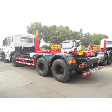 Caminhão de lixo de alta qualidade Dongfeng 6x4 com braço de gancho