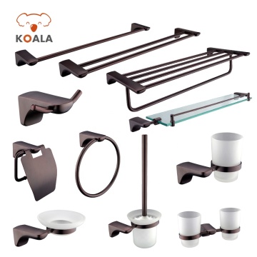 High Quality China Sanitary Ware Factory: Brushed Bronze Brass Bathroom Fittings