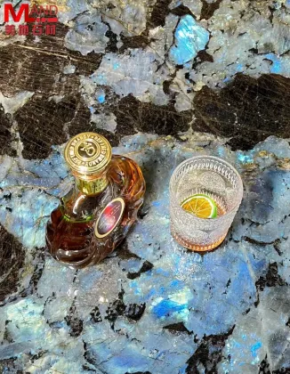 Blue Jadeite Marble Round Dining Table