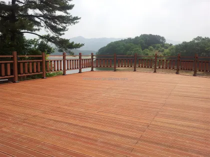 WPC Decking Composite Outdoor WPC Boards Co-Extrusion Panel Flooring