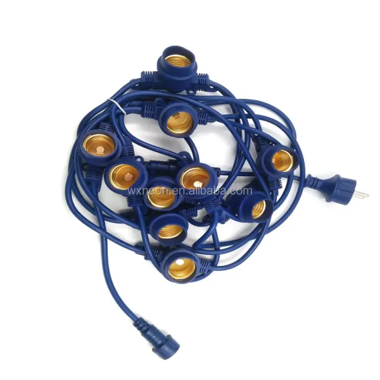 Outdoor Waterproof E27 String Lights for Patio, Christmas, and Parties