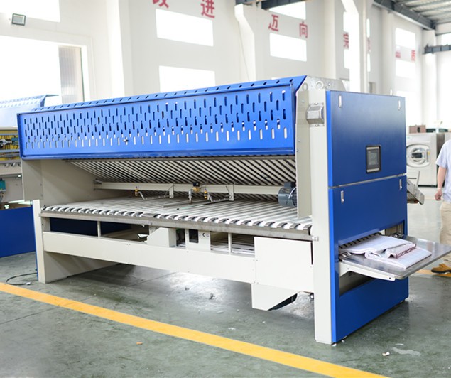3 Meter Single Tunnel Laundry Folder Machine For Hotel Linen Finishing ...