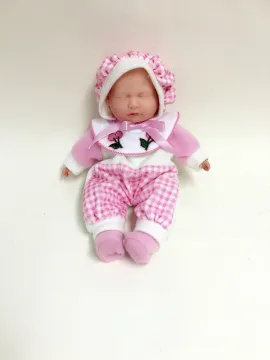 12" Pink Cute Baby Vinyl Doll
