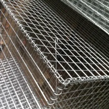 Double Twist Gabion Box Stone Wall