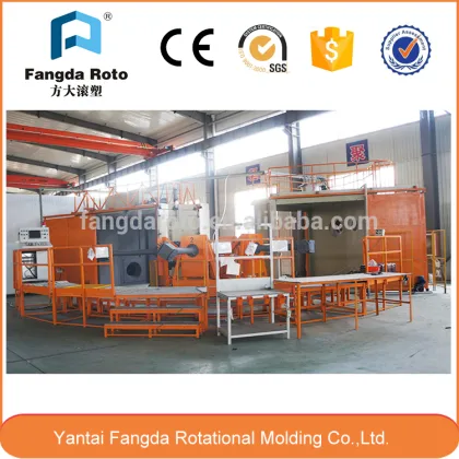 High technology carousel rotational molding machine