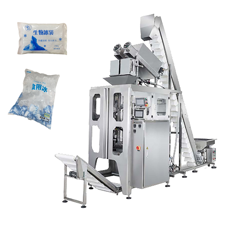 Fully Automatic Fast Tube Cube Ice Cube Packing Machine frozen automatic packing machine