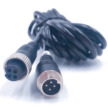8M Waterproof Anti-Interference Extension Cable for Truck/School Bus Reverse Camera Connection