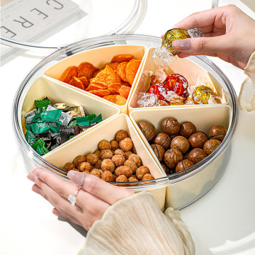 Manufactory Wholesale: Comprehensive Fruit Snack Organizer & Multipurpose Dry Fruits/Kitchen Seasoning Storage Box with Divided Compartments