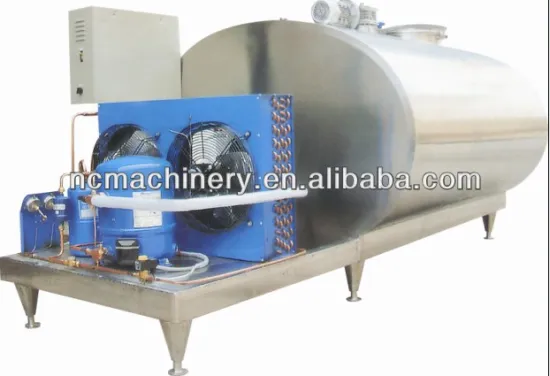 Milk cooling tank
