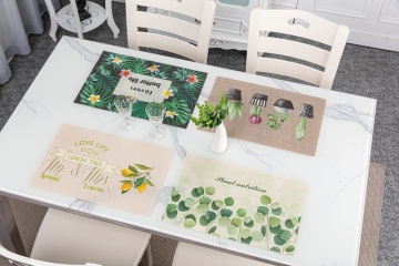 Digital printed placemat new design