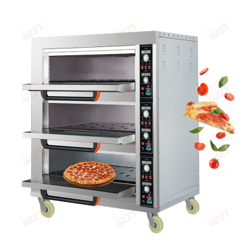 Bộ lò nướng gas đã qua sử dụng cho tiệm bánh và cửa hàng pizza