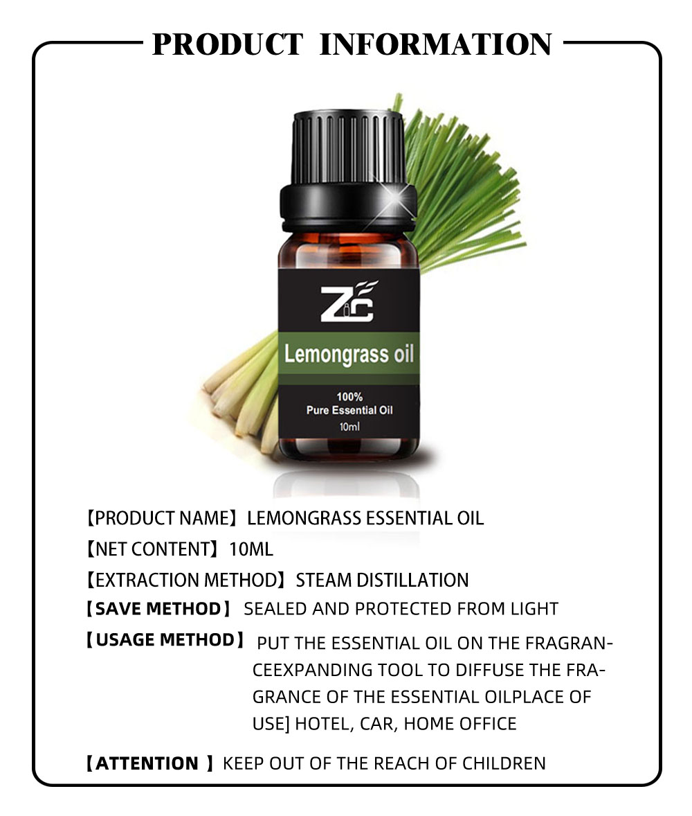 Aromatherapy Oil Lemongrass Essential Oil For Skin