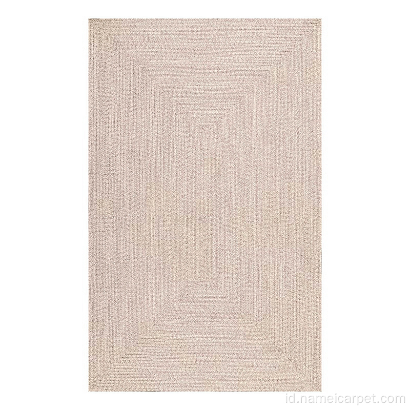 warna coklat muda polypropylene dalam ruangan karpet luar ruangan