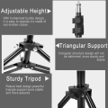 Trípode de soporte de estudio fotográfico de aleación de aluminio resistente